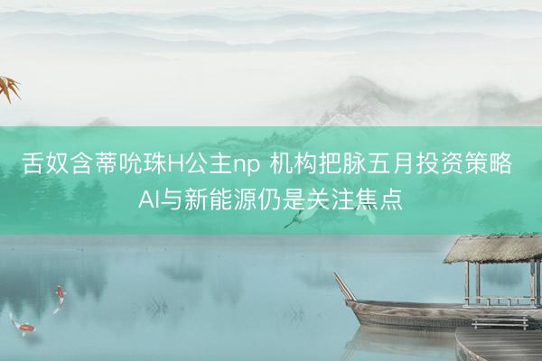 舌奴含蒂吮珠H公主np 机构把脉五月投资策略 AI与新能源仍是关注焦点