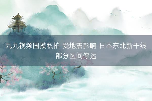 九九视频国摸私拍 受地震影响 日本东北新干线部分区间停运
