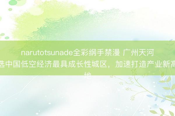 narutotsunade全彩纲手禁漫 广州天河入选中国低空经济最具成长性城区，加速打造产业新高地