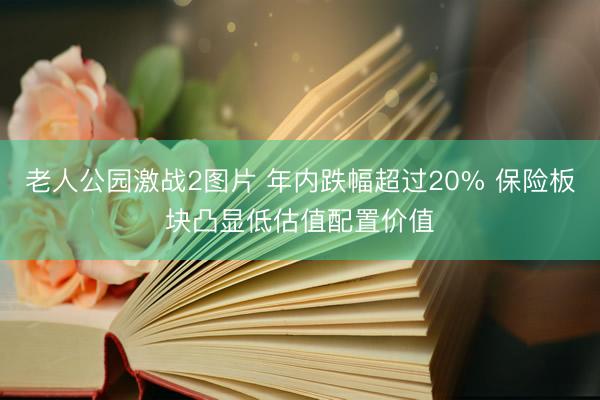 老人公园激战2图片 年内跌幅超过20% 保险板块凸显低估值配置价值