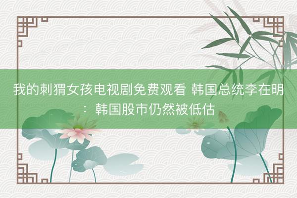 我的刺猬女孩电视剧免费观看 韩国总统李在明：韩国股市仍然被低估