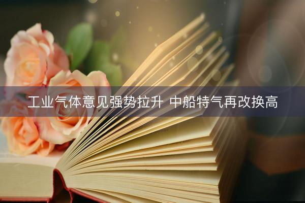 工业气体意见强势拉升 中船特气再改换高